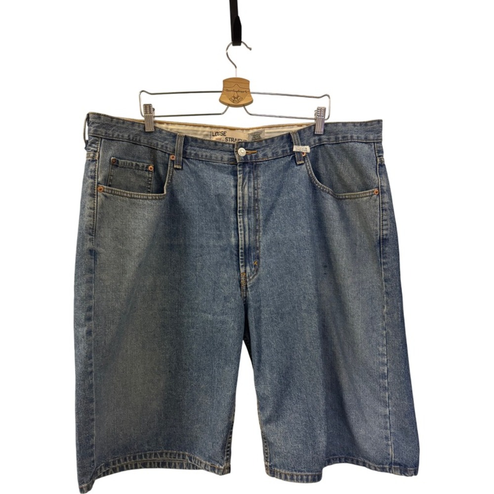 Levi's 569 Loose‎ Fit Denim Shorts Men's Size W42 Light Blue Cotton